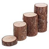 Facile à nettoyer : conçu pour un nettoyage et un entretien faciles, réduisant l'effort requis, embellissements en bois pour l'artisanat, décoration de souche d'arbre