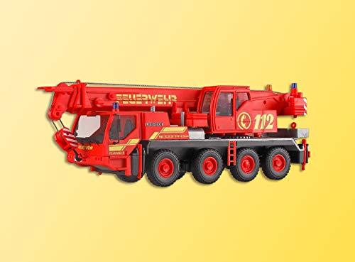 Kit Camion pompier Liebherr LTM 1054/4 Kibri : créez un diorama de secours au 1/87 ho