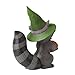 Enesco Jim Shore Heartwood Creek Halloween Raccoon Figurine, 5.9 Inch, Multicolor