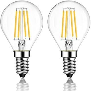 Drive Pro E14 Ses Golf Ball Bulb 2-Pack E14 Golf Ball Bulb E14 Led Bulb G45 Equivalent To E14 Golf Ball Bulb 40W-E14 Golf Bulb Ses Led Bulb E14 Edison Bulb 2700K-Dimmable Led Bulbs Vintage Light Bulbs