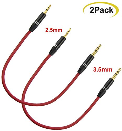 Cable auxiliar 3.5mm a 2.5mm Seadream 2 unidades 8 pulgadas miniatura 2