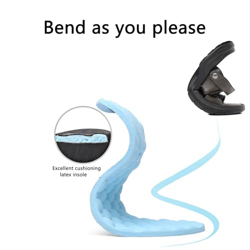 Men's Genuine Leather Flat Hiking Sandals Comfortable Lightweight Open Toe Dual Use Slip on Athletic Walking Sandal for Driving Casual Beach4