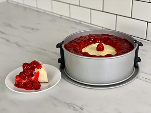 Usa Pan Leak-Proof Nonstick Commercial Springform Pan, 9-Inch & Bakeware Round Cake Pan, 9 Inch, Nonstick & Quick Release Coating, Made In The Usa From Aluminized Steel, Set Of 2 #TOP3