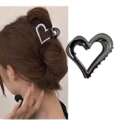 Amazon.com : Valentine's Day Hair Clip Heart Hair Claw Clips Metal