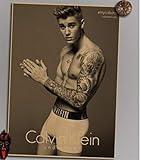 poster justin bieber calvin klein Deco wall no solo es una gran herramienta educativa, sino también una forma divertida de decorar su habitación