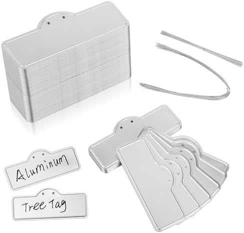 Amazon.com: Coolrunner Plant Labels, Aluminum Plant Tags with 6 Inch ...