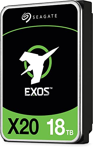 Image of Seagate Exos X20 18TB 7200 RPM 512e SATA 6Gb /s 3.5 inch Enterprise Hard Drive - ST18000NM003D (Renewed)