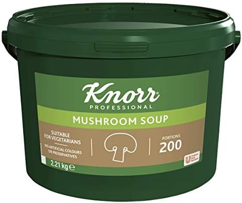 Knorr Professional Mushroom Soup Mix, Soup Powder, 200 Portions (Makes 34 Litres)