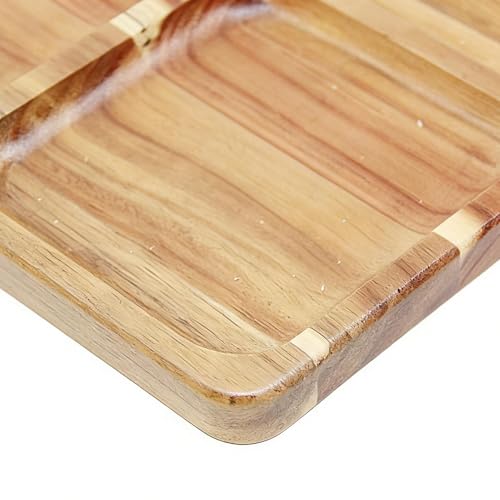 Plateau de service bois compartimenté cadeau idéal pour mariages - 8
