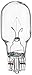 Moonrays 95503 Wedge Base Light Bulbs, 4 Pack, Clear, 4-Watt