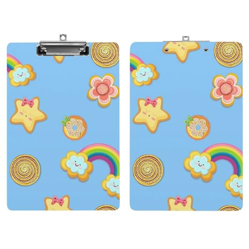 Presse-papiers avec pince A4 fleur arc-en-ciel pour organiser vos documents avec soin