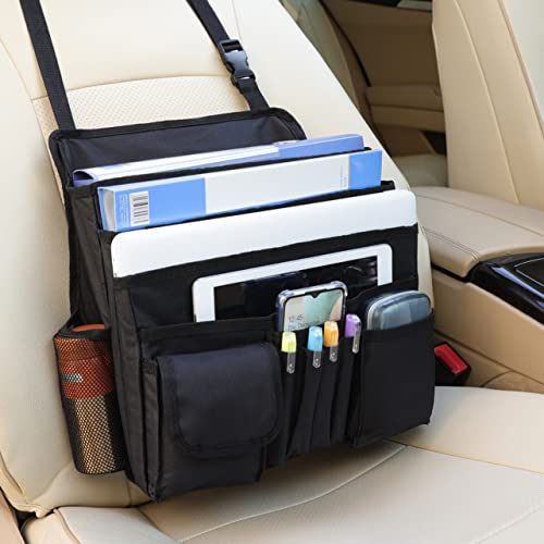 FORCTIBULL Car Organizer Front Seat, Work Truck Organizer, Passenger Seat Organizer for Car Office, Car Seat Organizer and Storage Bag for Car Truck Van