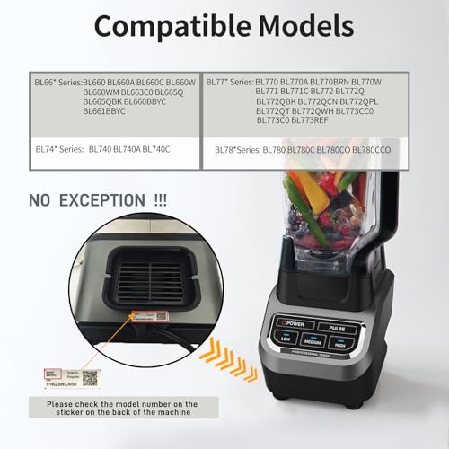 Tapa de reemplazo para licuadora TheClouds compatible Ninja miniatura 2