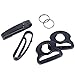 SdTacDuGe Metal Key Ring Holder Quick Hook System Belt Loop Fit up to 2.25” Wide Belt-2 Pack