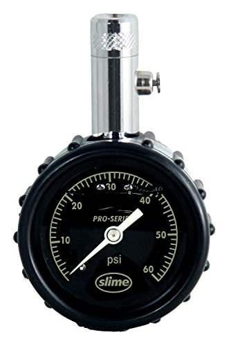 Slime 20289 Pro Series Liquid-Filled Dial Gauge, 0-60 Psi #TOP9