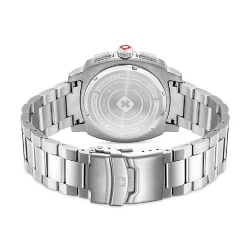 Image of SWISS MILITARY HANOWA Speedwell Blue Round Dial Swiss Made Chronograph Watch for Men | SMWGI0006803
