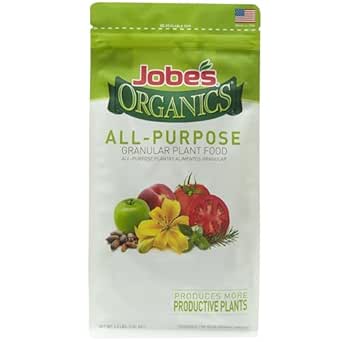 Jobe’s Organics Granular All Purpose Fertilizer, 4 lbs Bag