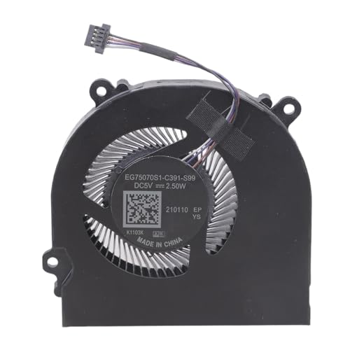Ventilador metálico para enfriamiento de laptop silencioso miniatura 1