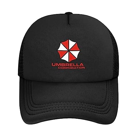 REFYLD Resident Umbrella Evil Corp Symbol Baseball Caps Women Mans Uv Protection Sports Cap Adjustable Solid Color Mesh Baseball Cap Cover