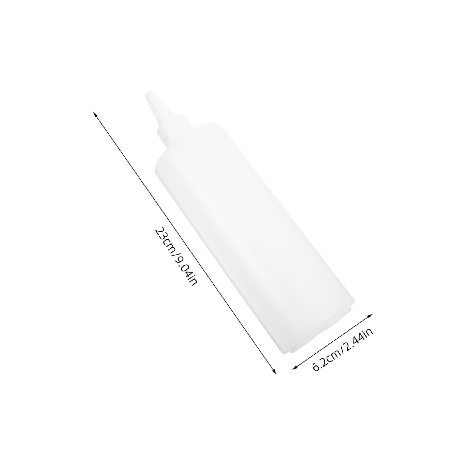 VALICLUD 8Pcs Transparent Squeeze Bottles for Condiments Refillable Sauce Dispenser for Ketchup Syrups Salad Dressings Reusable Lightweight for Kitchen and Outdoor Use