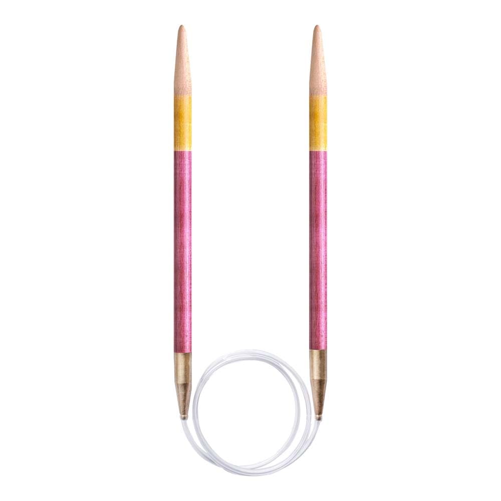 Pony Flair Circular Knitting Needles, Wood, 60cm, 6.5mm - 1pc