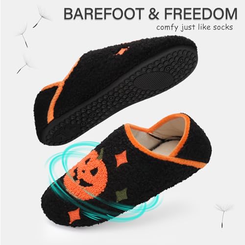 Image of ATHMILE House Slippers for Women Men Indoor Barefoot House Shoes Soft Socks | Furry Slip on Cozy Comfy Flexible Machine Washable Home Bedroom Travel Hospital Yoga Gifts for Mom Grandma