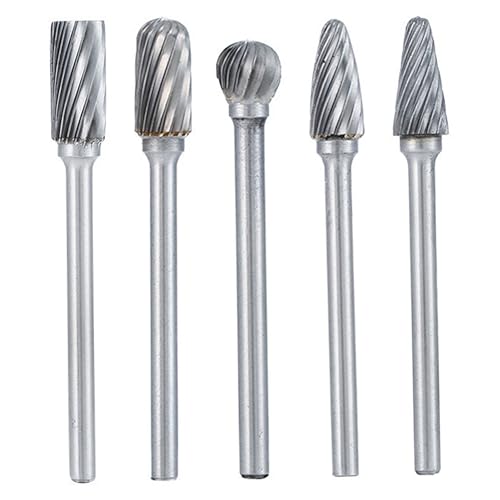 Set de 5 fresas de carburo con vástago de 1/4 pulg miniatura 1