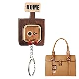 Porte-clés en bois fabriqué à la main : les porte-clés amusants pour enfants présentent un grain de bois naturel avec une aura chaleureuse et rustique, obtenue grâce à une sculpture détaillée en bois massif, offrant une expérience lisse et sans bavure qui en fait d'excellents ajouts aux articles de transport quotidiens ou aux souvenirs spéciaux