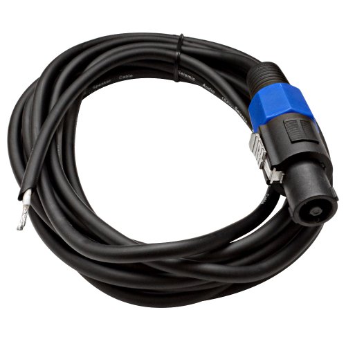 Câble haut-parleur Speakon vers fil nu Seismic Audio SPRW15 de 4,6 m et calibre 16