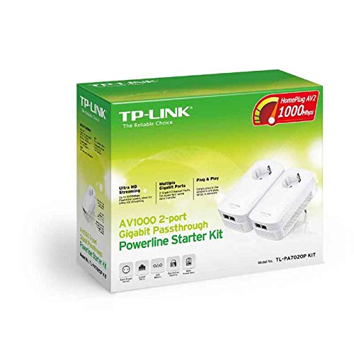 TP-Link TL-PA7020P Kit - 2 Adaptadores de Comunicación por Línea...