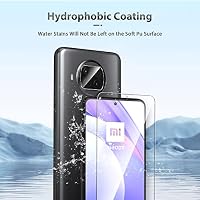 QULLOO Schutzfolie für Xiaomi Mi 10T Lite 5G, 3 Stück Displayschutzfolie mit 3 Stück Kameraschutz [9H Härte Gehärtetes Glas ][HD Klar Schutzglas][Anti-Kratzen Folie] – Ansicht 4