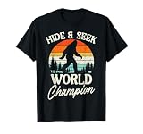 Sasquatch Hide Seek World Champion Bigfoot Women Men Kids T-Shirt