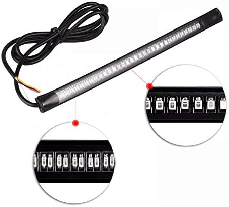 ADATECH 48 LED Flexible Universal Motorbike Brake Light Strips Strip, Flexible, Waterproof.