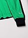 Champion Women's Cropped Crew Long Sleeve TEE with Blocking, Green Field/Black, Small