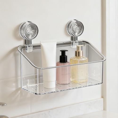 Étagère de douche à ventouse et support mural pour appartement - 8
