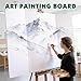 10 Pack Trifold Poster Board, 36in x 48in Corrugated Project Board, White Presentation Board, Trifold Display Board for School Project, Business Presentation, Science Fairs, Event Display