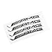 QQJK AMG Emblema Lettering Logo Plata Cromado 3D /// AMG Pegatinas para...