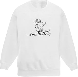 Azeeda 'Speedboat Sailor' Kid's Sweatshirt/Jumper (7-8 Years) (KW00060207)