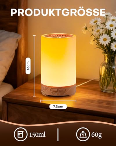 Diffuseur d'arômes avec lumière LED idéal pour offrir en cadeau - 7