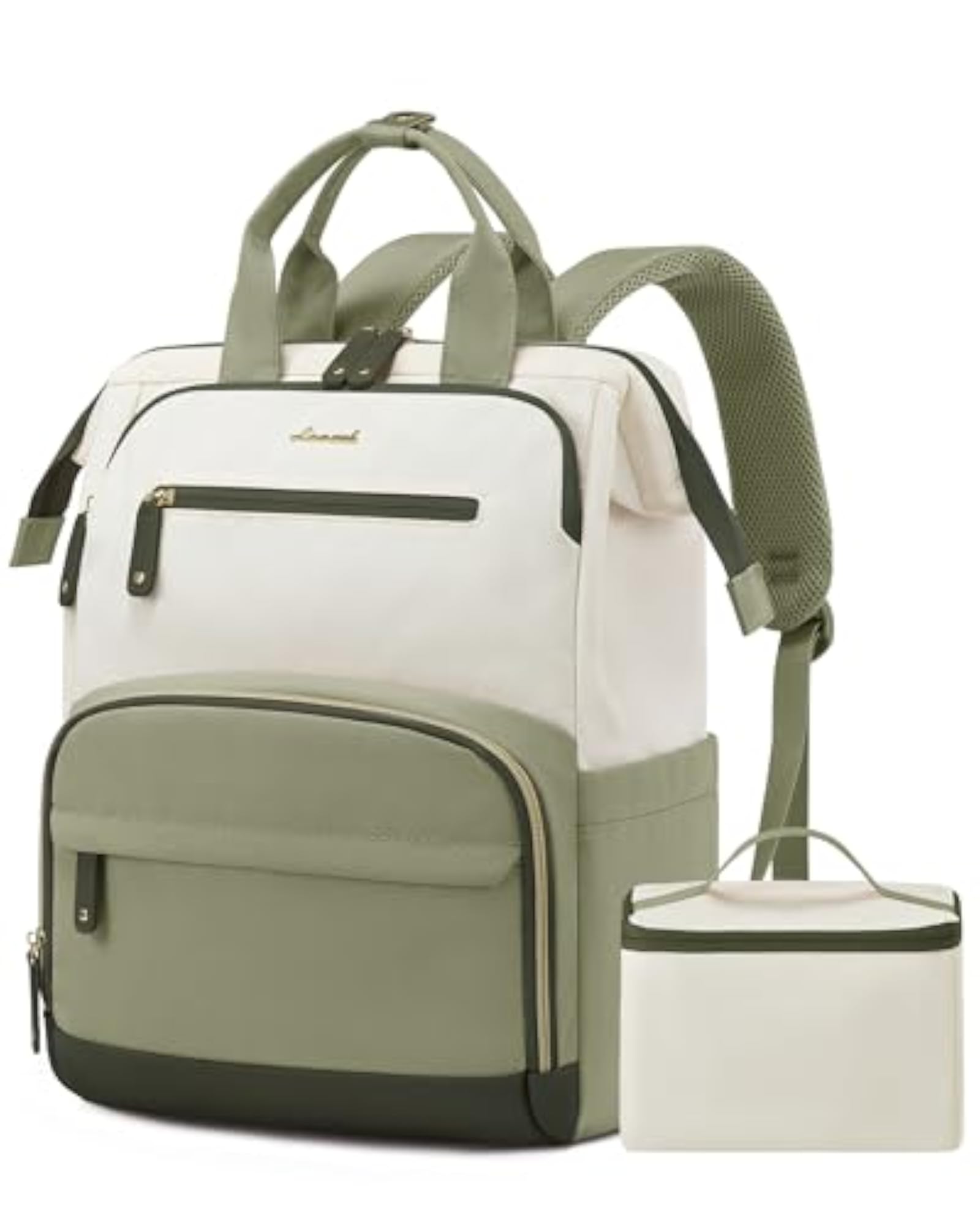 Lunch Backpack for Women, 17 Inch Laptop Work Bag