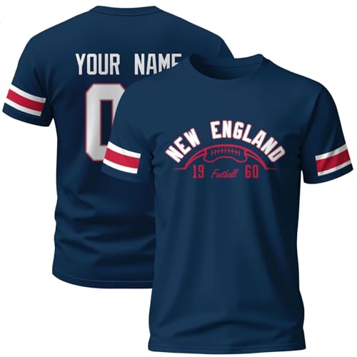 Image of ANTKING T-Shirt Custom Name Number Crewneck Short Sleeve for Men Youth Gifts