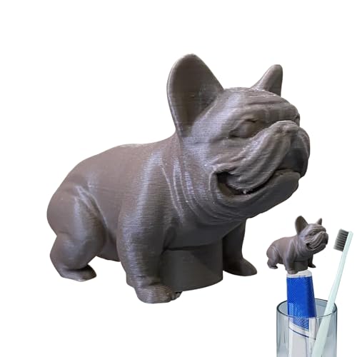 laxreheye Dispensador de pasta de dientes para perros caca | Cubiertas para tapas de pasta de dientes,Divertido dispensador de exprimidor para baño hotel hogar baño