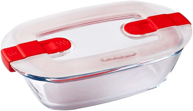 Pyrex Cook & Heat Rectangular Dish with Lid - 280x200mm 2.6Ltr
