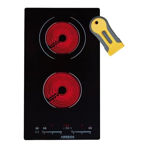 Table de cuisson vitrocéramique AREBOS AR-HE-GK2NW Cover