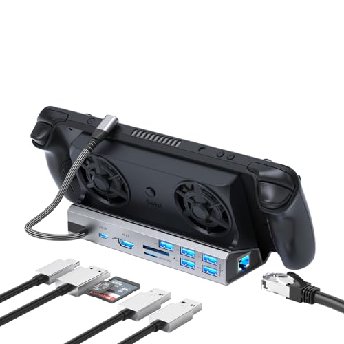 Station d'accueil 10 en 1 pour Steam Deck, ROG Ally et Legion Go