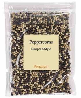 European Style Peppercorns By Penzeys Spices 3.5 oz 3/4 cup bag (Pack of 1)