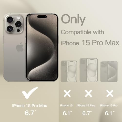 Image of SHINESTAR Back Cover for iPhone 15 Pro Max - 3D Cartoon Coffee & Eyes Design | Soft Silicone Shockproof Case with Full Camera Protection | Cute & Playful Phone Cover - Black