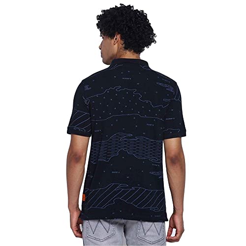 Image of Wrangler Printed Cotton Regular Fit Mens T-Shirt