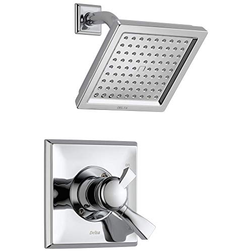Delta Faucet Dryden 17 Series Dual-Function Shower Trim Kit with Single-Spray Touch-Clean Shower Head Chrome 2.0 GPM Water Flow T17251-WE (Valve Not Included)