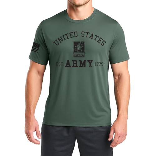 Icon Sports Mens U.S. Army Graphic Logo Short Sleeve Cotton T-Shirt